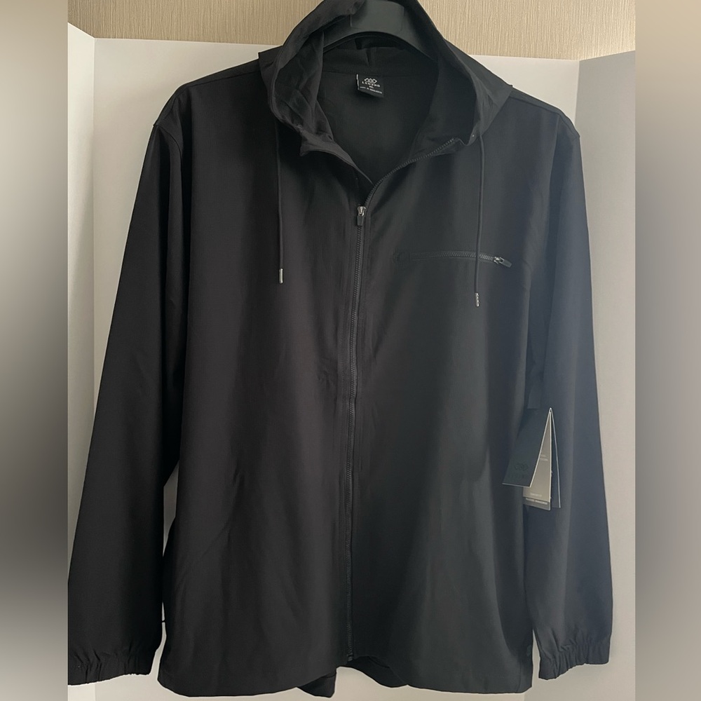 LEG3ND STRETCH FULL ZIP LONG SLEEVE WATER-RESISTANT UNLINED HOODED JACKET - Picture 3 of 16